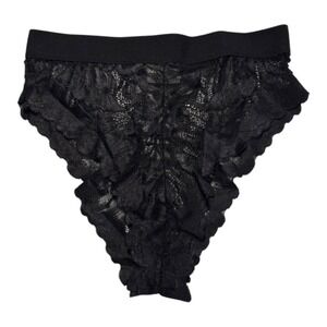 Kilo Brava Black Lace Bikini Panty Size Medium NWT